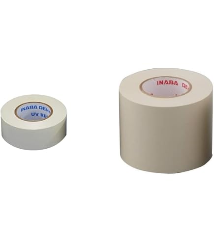 Amazon | 因幡電工 高耐候性粘着テープ 50mm×20m 4巻入 UVT-50-I(4P